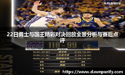 22日勇士与国王精彩对决回放全景分析与赛后点评